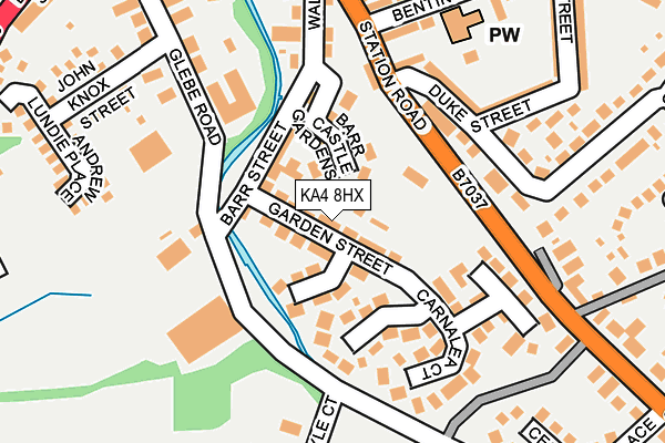 KA4 8HX map - OS OpenMap – Local (Ordnance Survey)