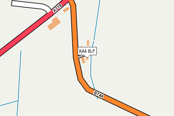 KA4 8LF map - OS OpenMap – Local (Ordnance Survey)