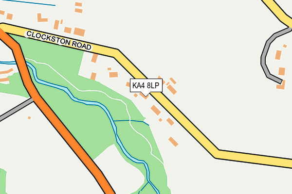 KA4 8LP map - OS OpenMap – Local (Ordnance Survey)
