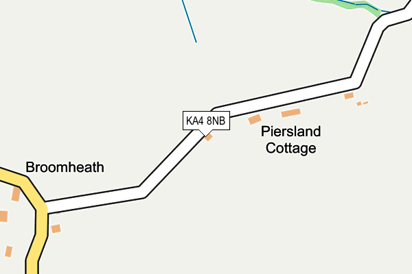 KA4 8NB map - OS OpenMap – Local (Ordnance Survey)