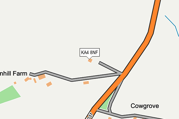 KA4 8NF map - OS OpenMap – Local (Ordnance Survey)