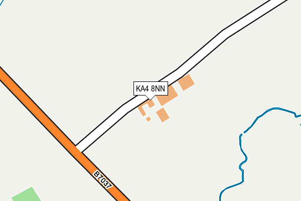 KA4 8NN map - OS OpenMap – Local (Ordnance Survey)