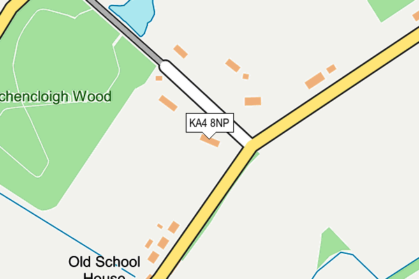 KA4 8NP map - OS OpenMap – Local (Ordnance Survey)