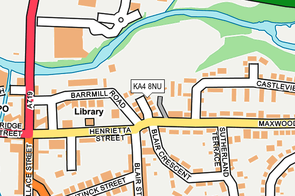 KA4 8NU map - OS OpenMap – Local (Ordnance Survey)