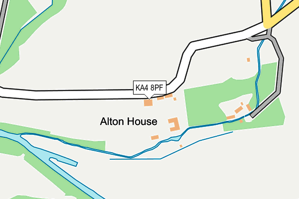 KA4 8PF map - OS OpenMap – Local (Ordnance Survey)