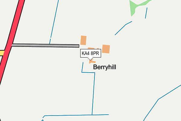 KA4 8PR map - OS OpenMap – Local (Ordnance Survey)