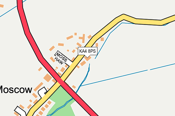 KA4 8PS map - OS OpenMap – Local (Ordnance Survey)