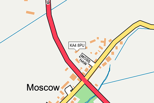KA4 8PU map - OS OpenMap – Local (Ordnance Survey)