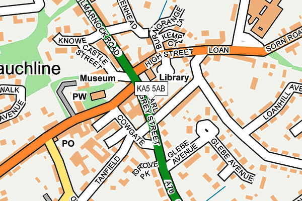 KA5 5AB map - OS OpenMap – Local (Ordnance Survey)