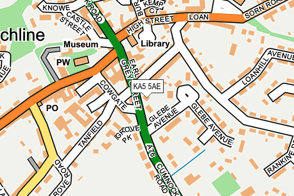 KA5 5AE map - OS OpenMap – Local (Ordnance Survey)