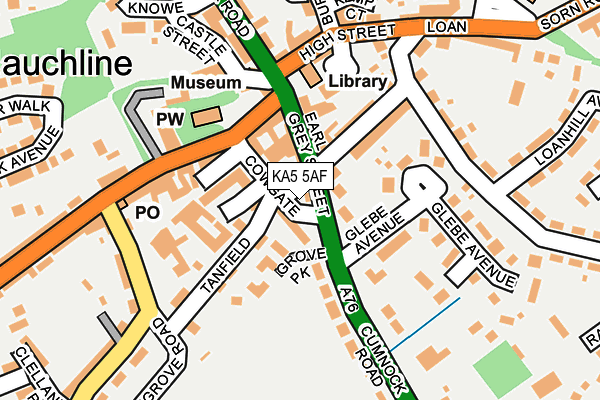 KA5 5AF map - OS OpenMap – Local (Ordnance Survey)