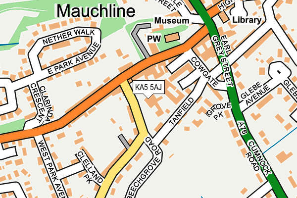 KA5 5AJ map - OS OpenMap – Local (Ordnance Survey)