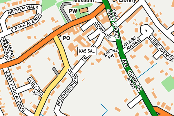 KA5 5AL map - OS OpenMap – Local (Ordnance Survey)