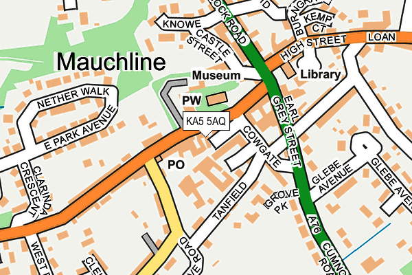 KA5 5AQ map - OS OpenMap – Local (Ordnance Survey)