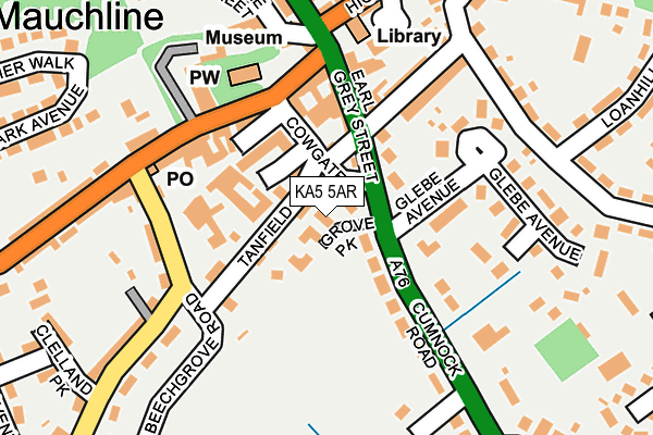 KA5 5AR map - OS OpenMap – Local (Ordnance Survey)