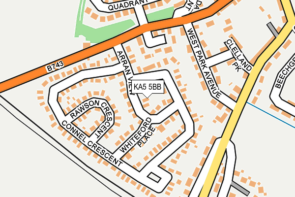 KA5 5BB map - OS OpenMap – Local (Ordnance Survey)