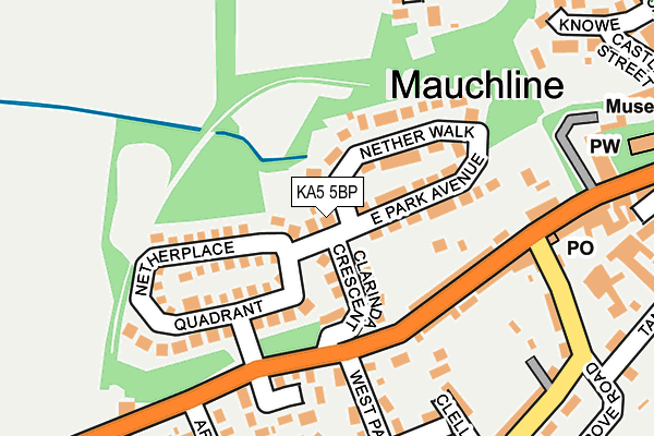 KA5 5BP map - OS OpenMap – Local (Ordnance Survey)