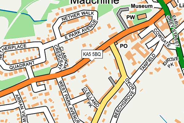 KA5 5BQ map - OS OpenMap – Local (Ordnance Survey)
