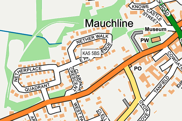 KA5 5BS map - OS OpenMap – Local (Ordnance Survey)