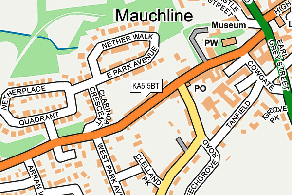 KA5 5BT map - OS OpenMap – Local (Ordnance Survey)
