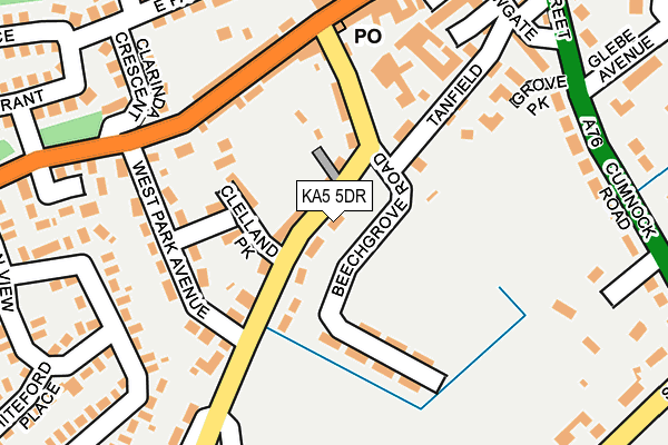 KA5 5DR map - OS OpenMap – Local (Ordnance Survey)