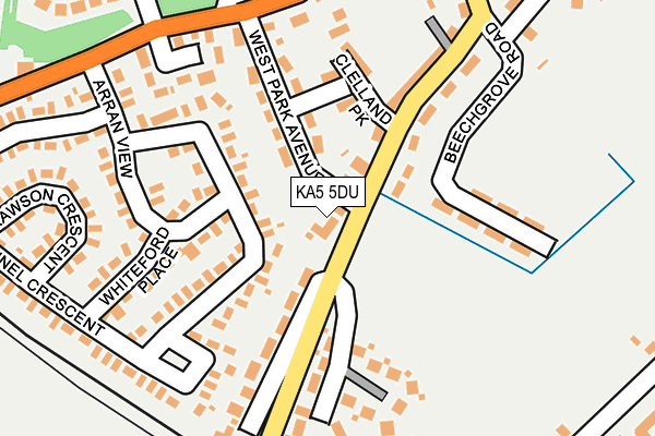 KA5 5DU map - OS OpenMap – Local (Ordnance Survey)