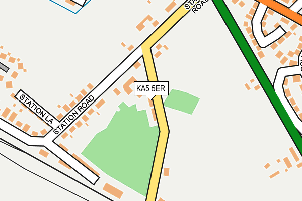 KA5 5ER map - OS OpenMap – Local (Ordnance Survey)
