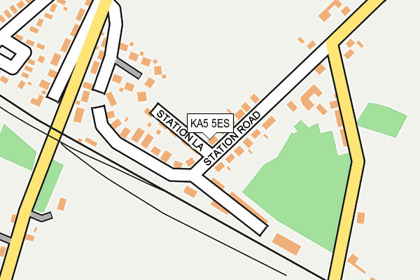 KA5 5ES map - OS OpenMap – Local (Ordnance Survey)