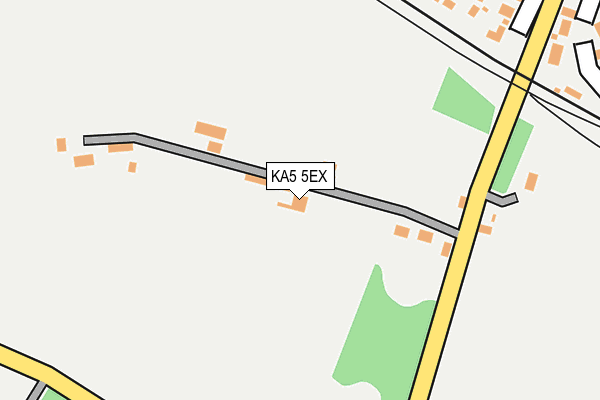 KA5 5EX map - OS OpenMap – Local (Ordnance Survey)