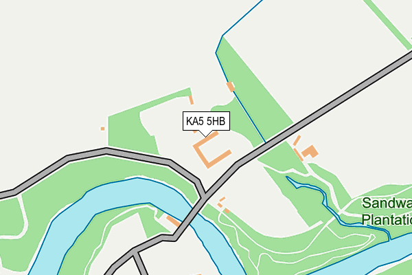 KA5 5HB map - OS OpenMap – Local (Ordnance Survey)