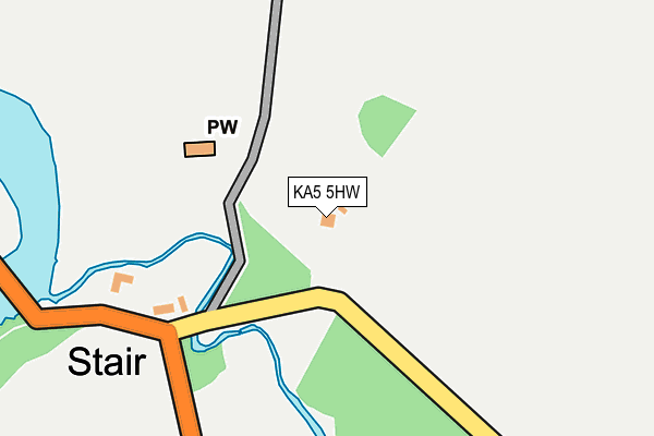 KA5 5HW map - OS OpenMap – Local (Ordnance Survey)