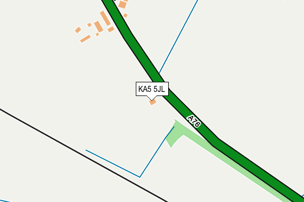 KA5 5JL map - OS OpenMap – Local (Ordnance Survey)