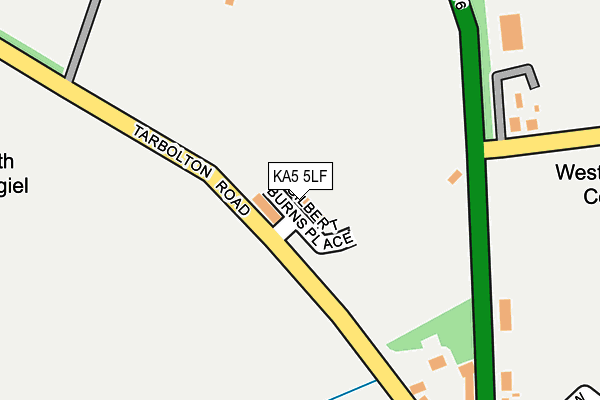 KA5 5LF map - OS OpenMap – Local (Ordnance Survey)