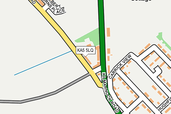 KA5 5LQ map - OS OpenMap – Local (Ordnance Survey)