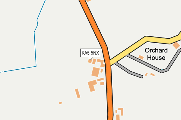 KA5 5NX map - OS OpenMap – Local (Ordnance Survey)