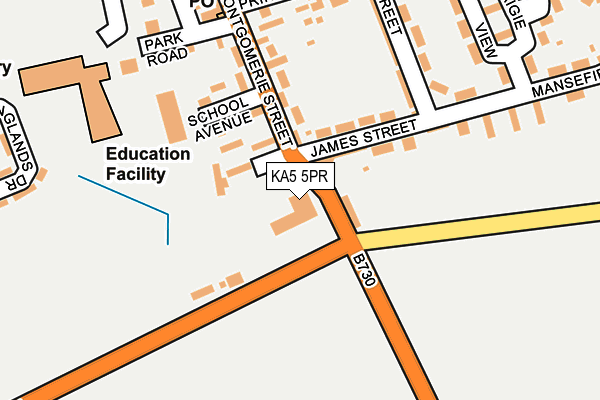 Map of RS LEISURE SCOT LTD at local scale