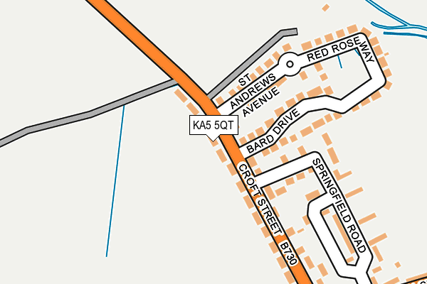 KA5 5QT map - OS OpenMap – Local (Ordnance Survey)