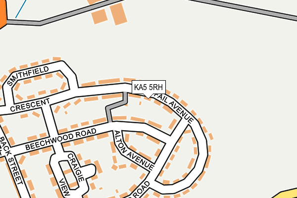 KA5 5RH map - OS OpenMap – Local (Ordnance Survey)