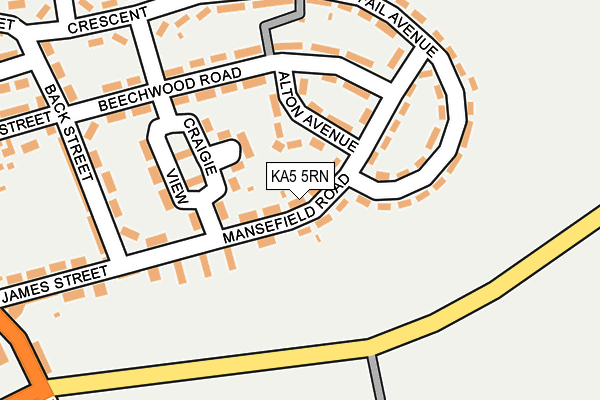 KA5 5RN map - OS OpenMap – Local (Ordnance Survey)