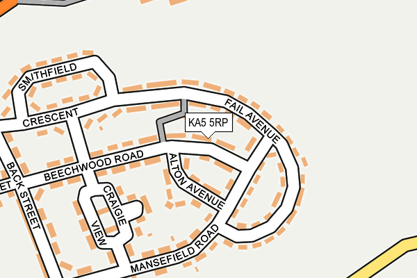 KA5 5RP map - OS OpenMap – Local (Ordnance Survey)
