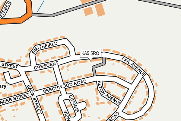 KA5 5RQ map - OS OpenMap – Local (Ordnance Survey)