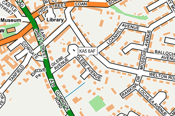 KA5 6AF map - OS OpenMap – Local (Ordnance Survey)