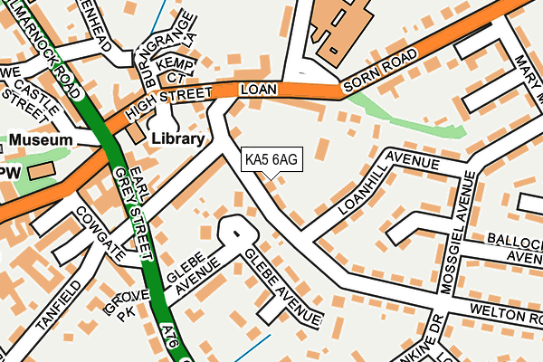 KA5 6AG map - OS OpenMap – Local (Ordnance Survey)
