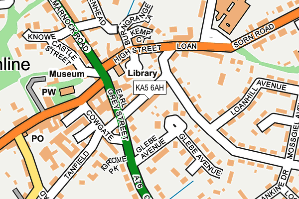 KA5 6AH map - OS OpenMap – Local (Ordnance Survey)