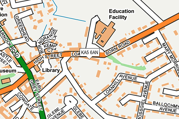 KA5 6AN map - OS OpenMap – Local (Ordnance Survey)