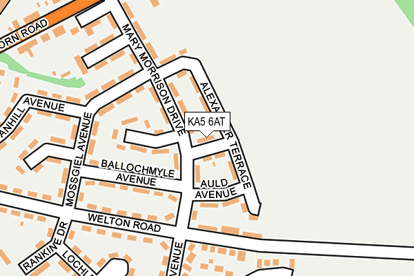 KA5 6AT map - OS OpenMap – Local (Ordnance Survey)