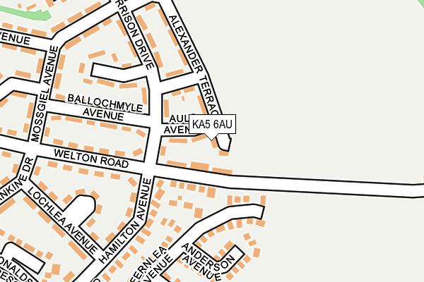 KA5 6AU map - OS OpenMap – Local (Ordnance Survey)