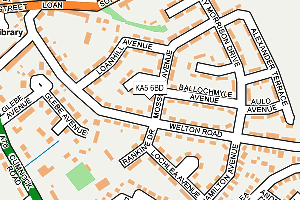 KA5 6BD map - OS OpenMap – Local (Ordnance Survey)