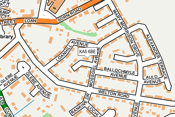 KA5 6BE map - OS OpenMap – Local (Ordnance Survey)