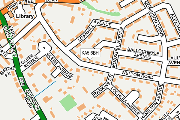KA5 6BH map - OS OpenMap – Local (Ordnance Survey)